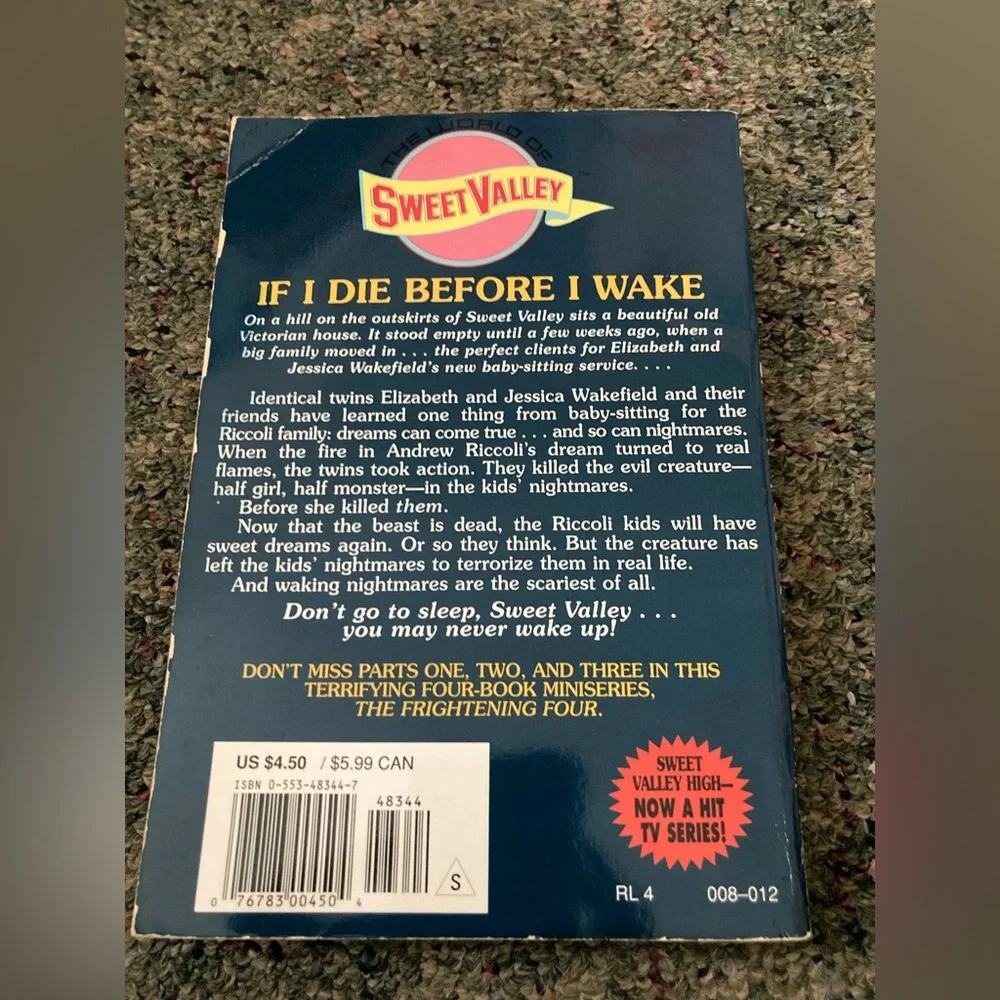 Sweet Valley Twins Book - Picture 2 of 2